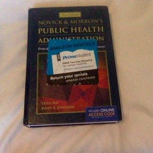 Public Health Administration Novick & Morrow's
